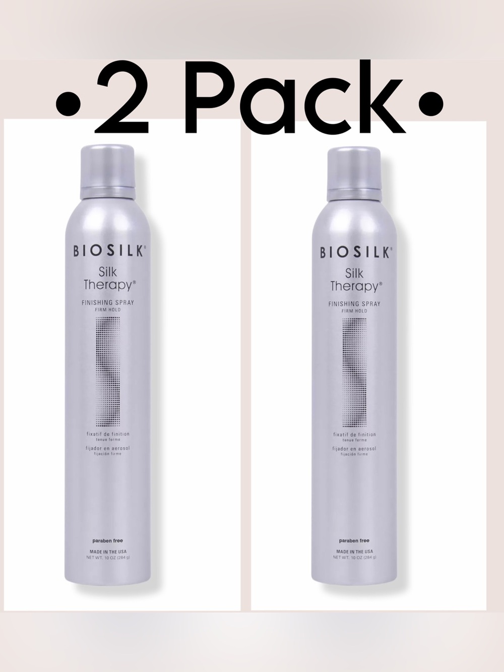 BioSilk Silk Therapy Finishing Spray Firm
Hold •2 Pack•